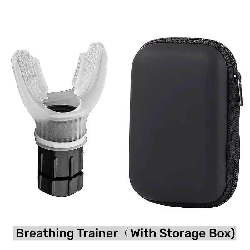 New Fitness Instructor Portable Vital Capacity Abdominal Breathing Trainer with Box Adjustable Resistance Hiking Outdoor Camping